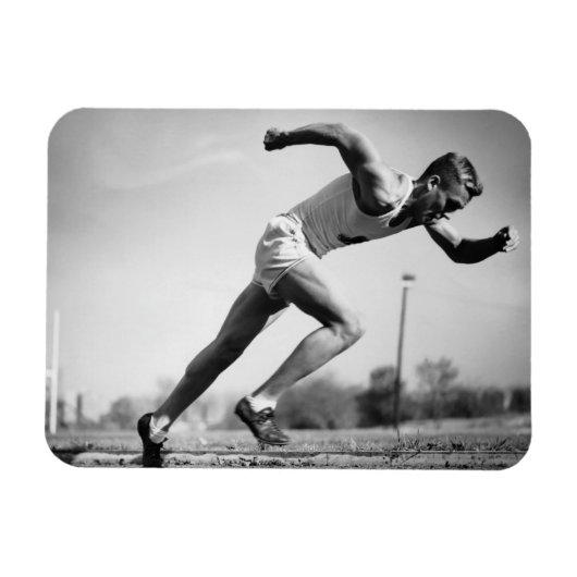 Mannelijke Runner Magneet (Horizontaal)