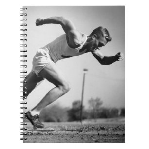 Mannelijke Runner Notitieboek