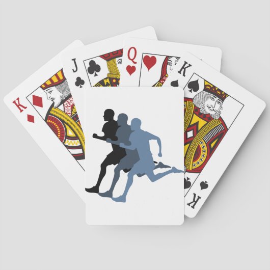 Mannelijke Runner Pokerkaarten (Achterkant)
