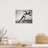 Mannelijke Runner Poster (Keuken)