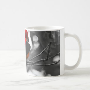 Mannelijke scharlaken tangare koffiemok