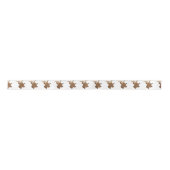 mannelijke schattige geitenkop satijnen lint (Voorkant)