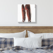 Mannelijke spierAnatomie van de menselijke benen 2 Canvas Afdruk (Insitu (Slaapkamer))