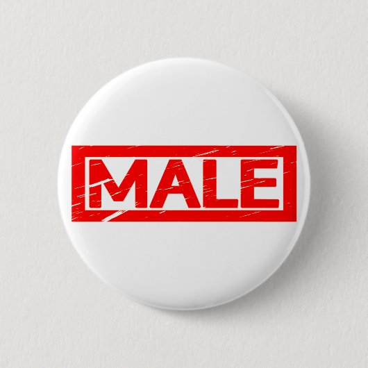 Mannelijke Stempel Ronde Button 5,7 Cm (Voorkant)