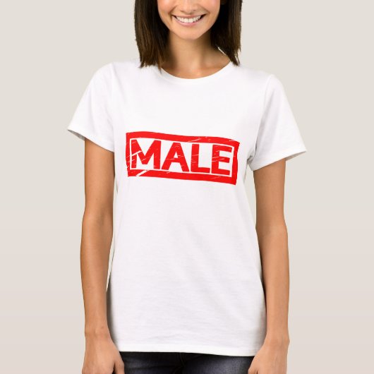 Mannelijke Stempel T-shirt (Voorkant)