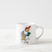 Mannelijke Stick Figure Web Surfer Espresso Kop (Rechts)