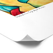 Mannelijke Swim Pet Aqua Trunks door Lee Vandergri Poster (Hoek)