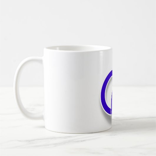 Mannelijke symbool Gay Pride Design Coffee Mok (Links)