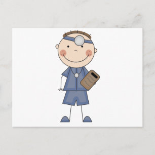 Mannelijke T-shirts en cadeautjes Briefkaart