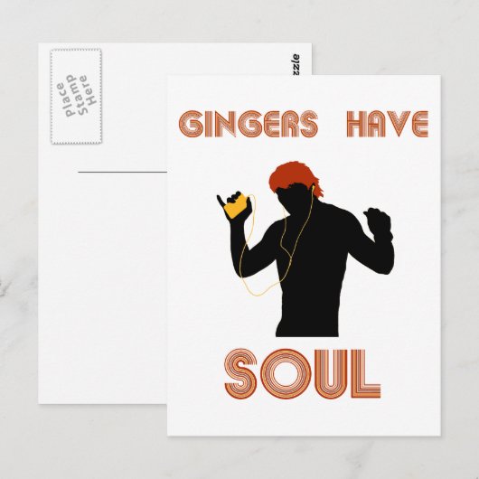 Mannelijke tandmannen hebben sol briefkaart (Voorkant / Achterkant)