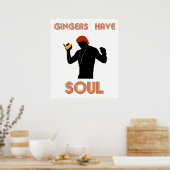 Mannelijke tandmannen hebben sol poster (Keuken)