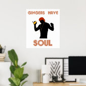 Mannelijke tandmannen hebben sol poster (Thuiskantoor)