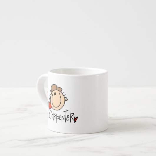 Mannelijke timmerman espresso kop (Links)