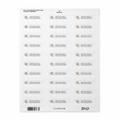 Mannelijke timmerman etiket (Full Sheet)