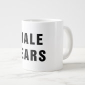 Mannelijke tranen Jumbo Mok (Voorkant rechts)