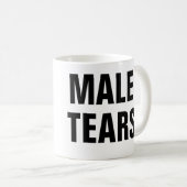 Mannelijke tranen koffiemok (Voorkant rechts)