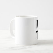 Mannelijke tranen koffiemok (Voorkant links)