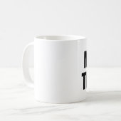 Mannelijke tranen koffiemok (Voorkant links)