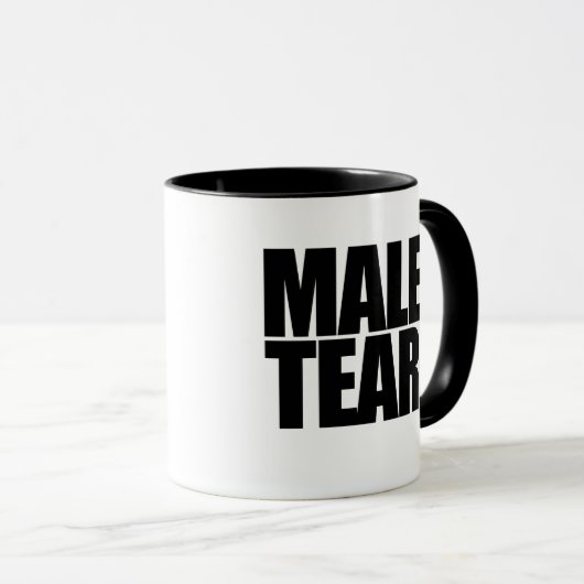 Mannelijke tranen mok (Voorkant rechts)