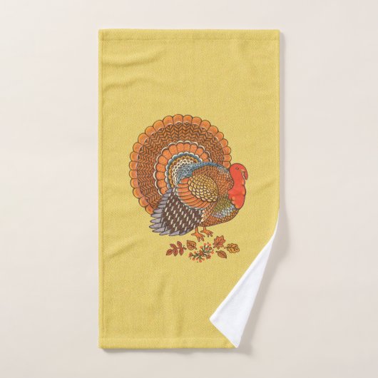 Mannelijke Turkse vaalbuis gekleurde veren Handdoek (Handdoek)