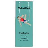 Mannelijke turner wijn cadeautas (Voorkant)