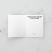 Mannelijke U.S. Border Patrol Agent Wenskaart Kaart (Binnen)