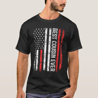 Mannelijke Vaderdag Beste neef ooit met VS Amerika T-shirt