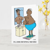 Mannelijke verjaardagskaart kaart (Gele Bloem)