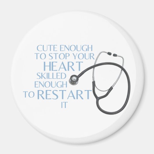 Mannelijke verpleegkundige magneet (Voorkant)