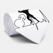 Mannelijke verpleegkundige muscleman mannelijk tek stropdas (Opgerold)