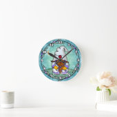 Mannelijke verpleegster kabouter  ronde klok (Huis)