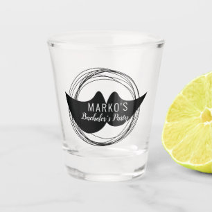 Mannelijke vrijgezellenfeest Snor Baard Shotglas Shot Glas