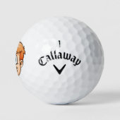 Mannelijke waanzin golfballen (Logo)