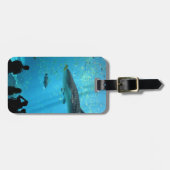 Mannelijke walvishaai bagagelabel (Voorkant horizontaal)