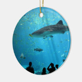 Mannelijke walvishaai keramisch ornament (Links)