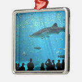 Mannelijke walvishaai metalen ornament (Links)