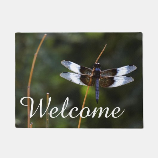 Mannelijke weduwe skimmer Dragonfly Deurmat (Voorkant)