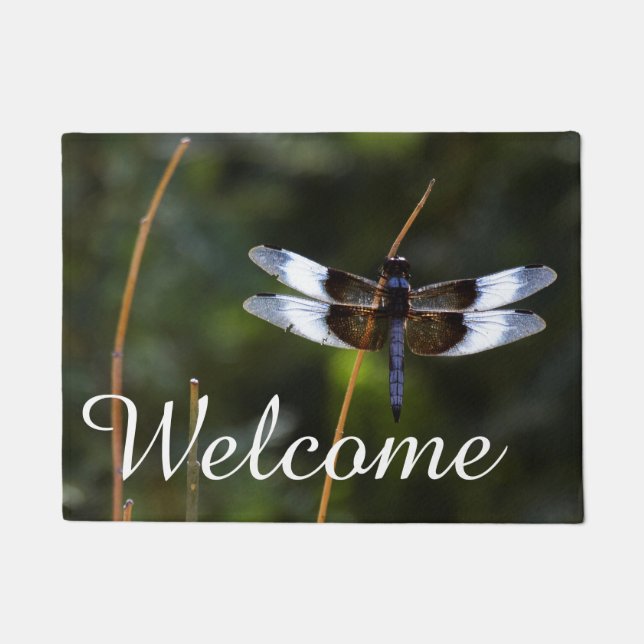 Mannelijke weduwe skimmer Dragonfly Deurmat (Voorkant)