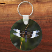 Mannelijke weduwe skimmer Dragonfly Sleutelhanger (Voorkant)