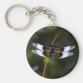 Mannelijke weduwe skimmer Dragonfly Sleutelhanger