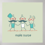 Mannelijke zuster poster (Voorkant)