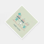 Mannelijke zuster servet (Hoek)