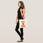 Mannelijke zuster tote bag (Voorkant (model))