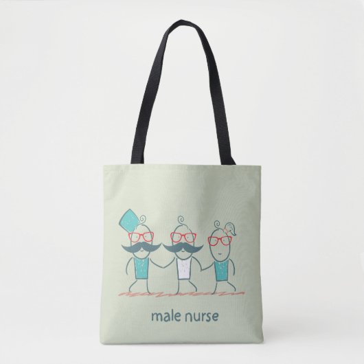Mannelijke zuster tote bag (Voorkant)