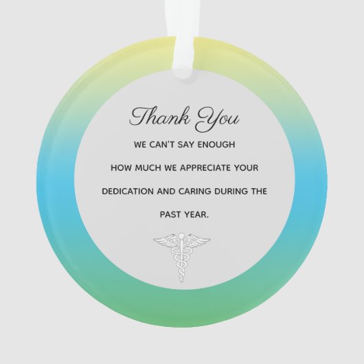 Mannelijke zusters, Ziekenhuiskerst Ornament (achterkant)