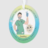 Mannelijke zusters, Ziekenhuiskerst Ornament (voorkant)