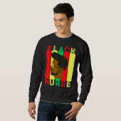 Mannelijke zusters Zwarte zusters Melanin Mannen v Trui (Voorkant volledig)