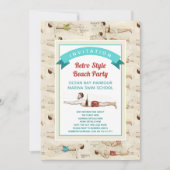 mannelijke zwemmers Franse repowedstrijd Kaart (Voorkant)