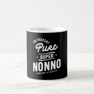 Mannen 100 % zuivere Super Nonno Gift Koffiemok