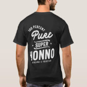Mannen 100 % zuivere Super Nonno Gift T-shirt (Achterkant)